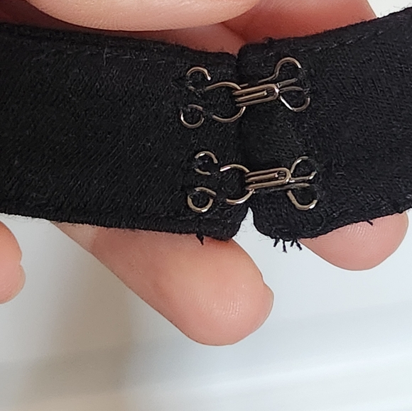 Express Black Tank with sparkle neckline detail, Small - Picture 5 of 7